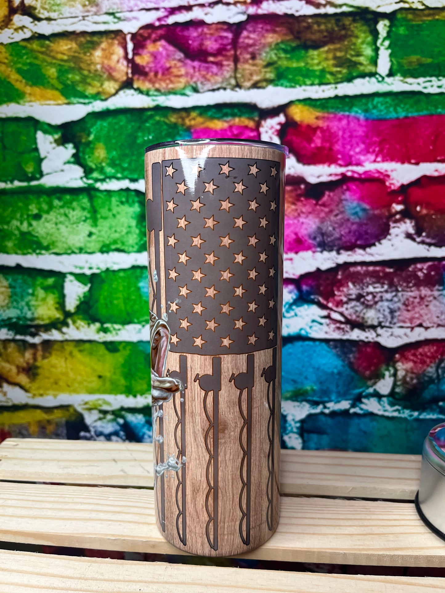 Fishing America Flag