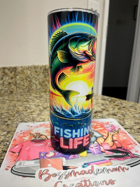 Fishing Life 20oz Tumbler